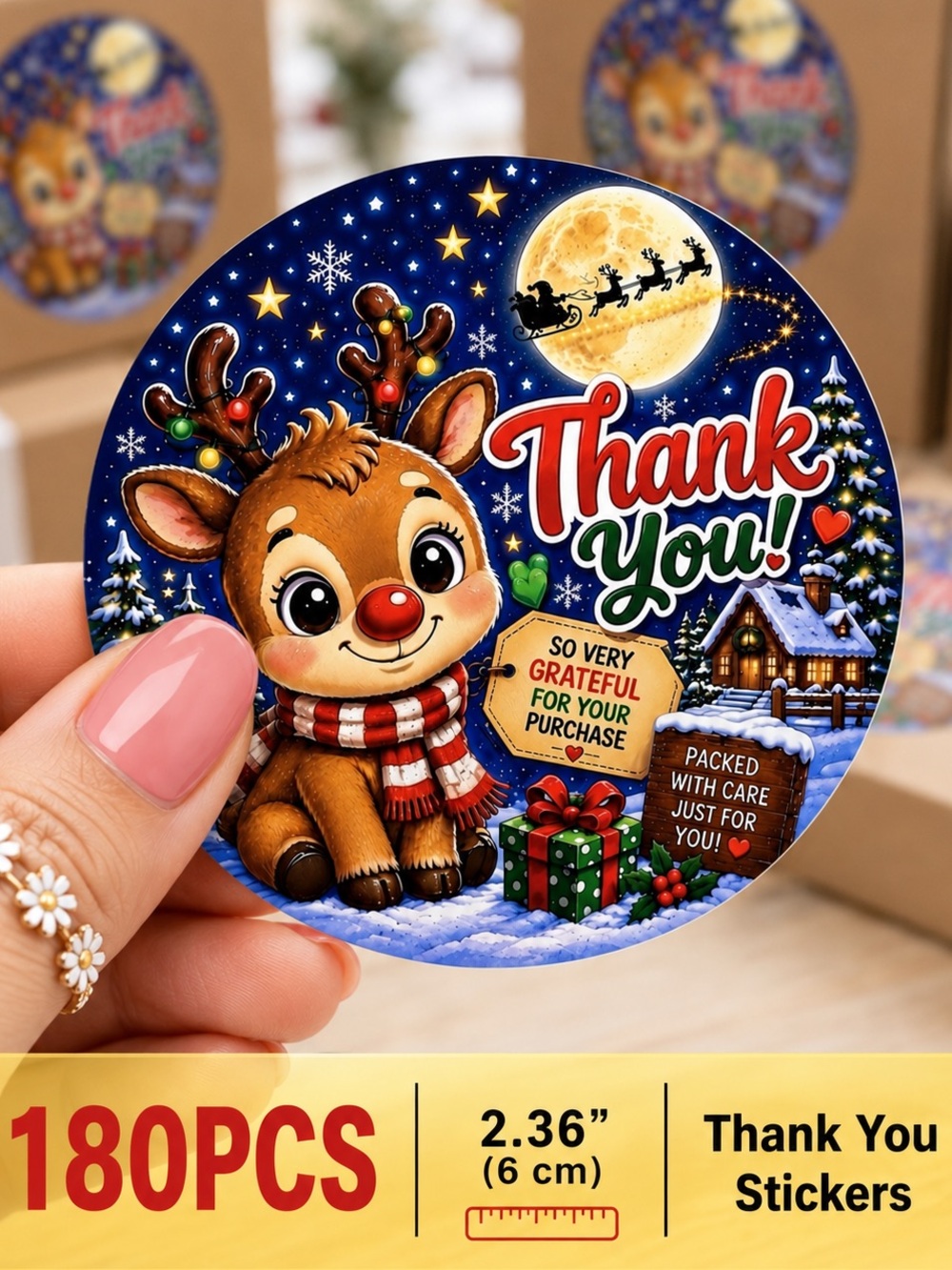 200PC Bundle ~ 20 10โx13โ Poly Mailers & 180 2.36โ Thank You Stickers - Picture 3 of 3